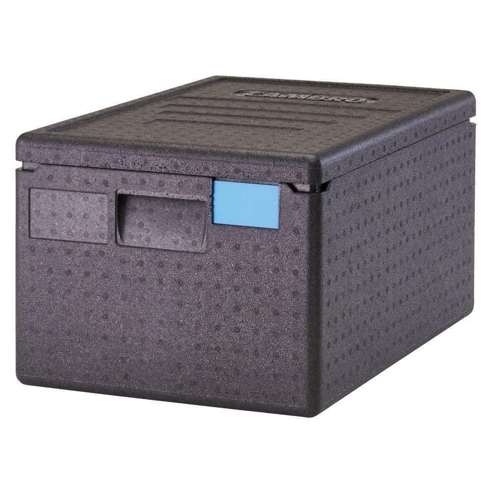 Cambro Cam GoBox GN 1/1 8in Top Loading Food Transporter, 12-7/16inH x 15-3/4inW x 23-5/8inD, Black