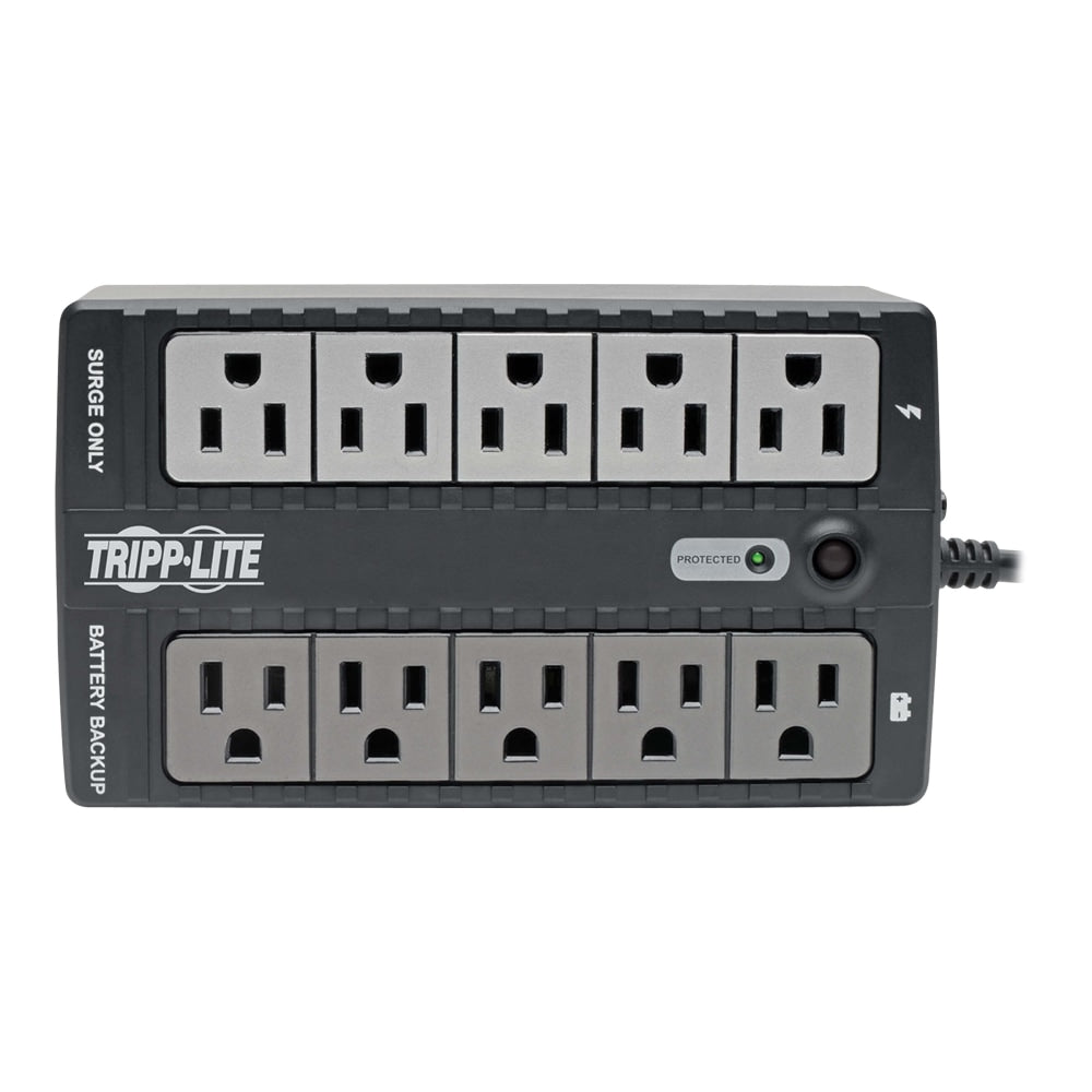 Tripp Lite INTERNET550U 8-Outlet Standby Uninterruptible Power Supply, 550VA/300 Watts