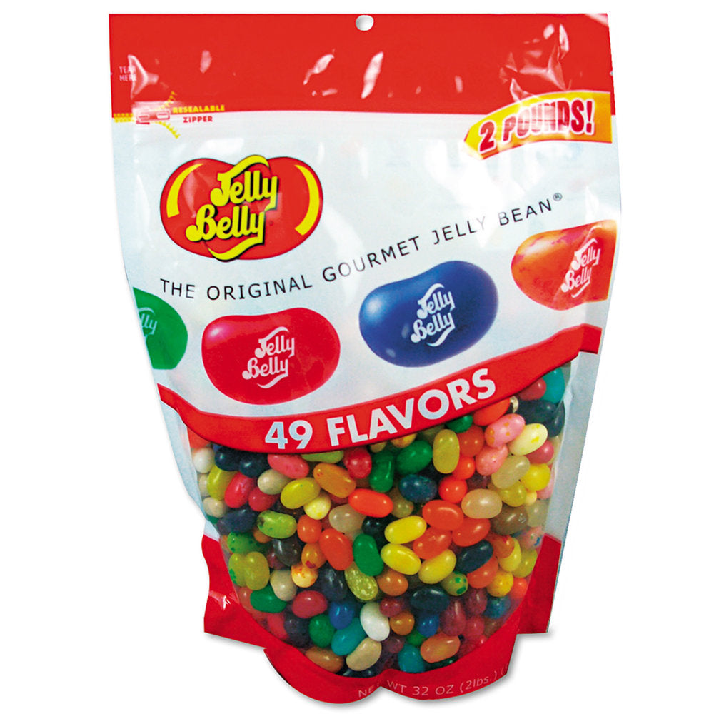 Jelly Belly Jelly Beans Stand-Up Bag, 32 Oz. Bag