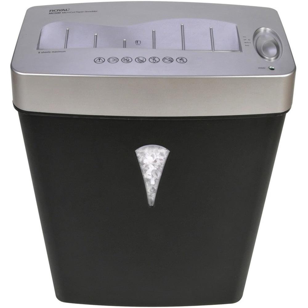 Royal 5 Sheet Micro-Cut Shredder With Media Destroyer