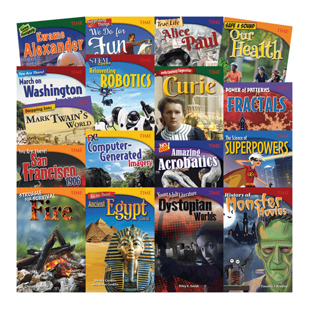 Teacher Created Materials TIME 17-Book Set, Set 3, Grades 6 - 8