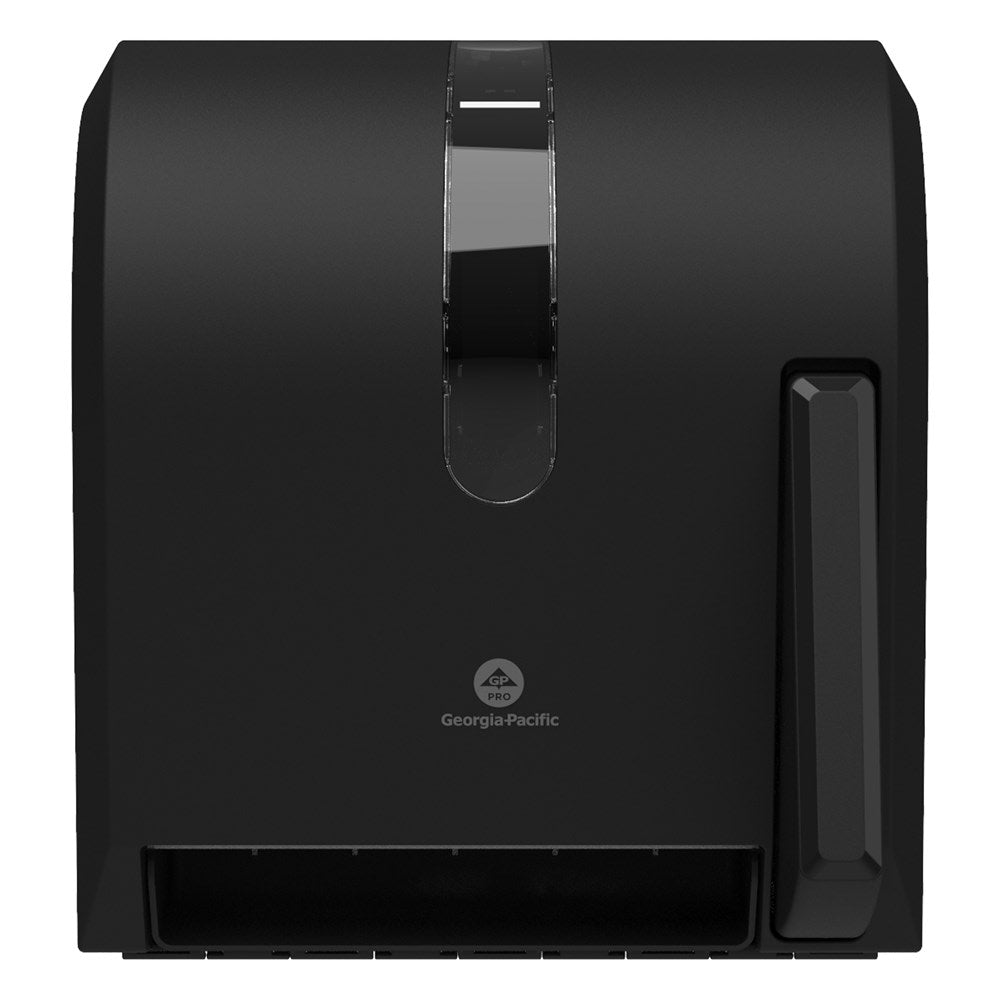 Georgia-Pacific PRO Series Universal Push-Paddle Paper Towel Dispenser, 54338A, 13in x 14.15in x 11.25in, Black, 1 Dispenser