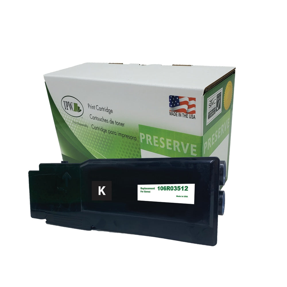 IPW Preserve Remanufactured Black High Yield Toner Cartridge Replacement For Xerox 106R03512, 106R03512-R-O