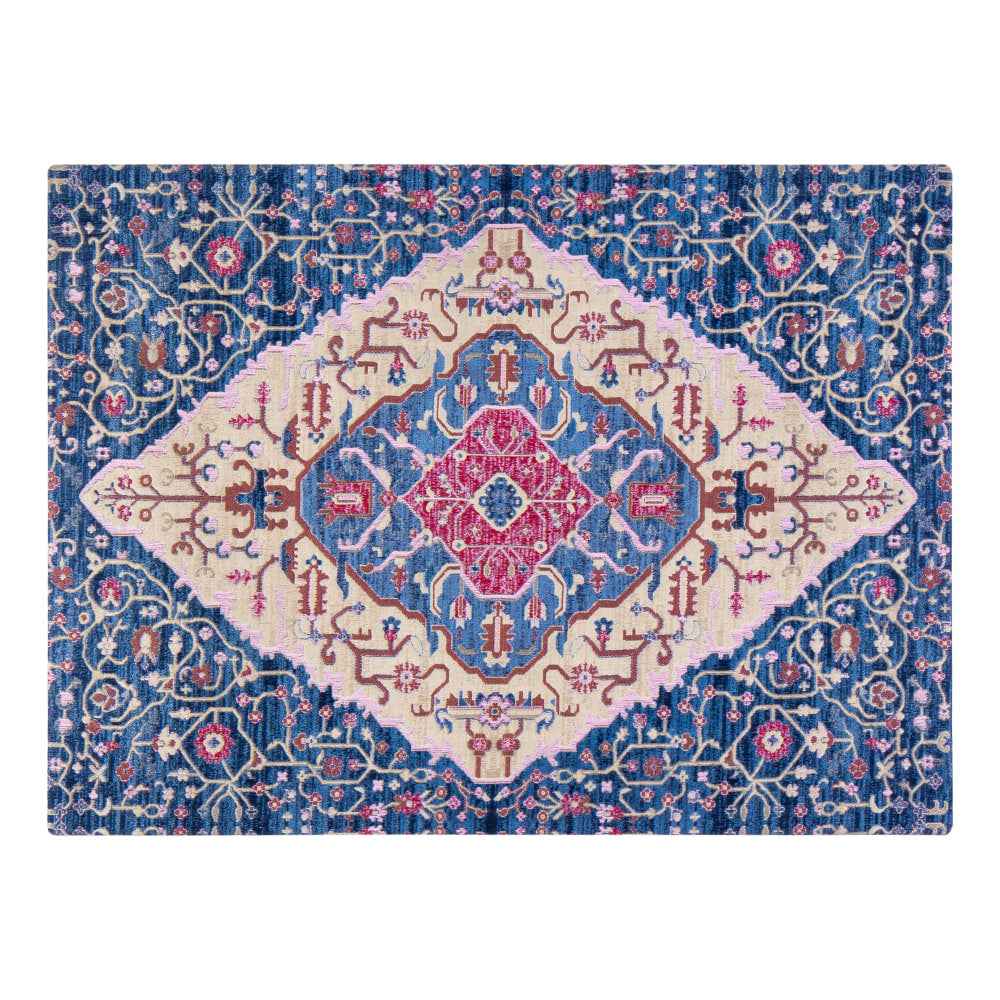 Anji Mountain Porto Rug'd Chair Mat, 1/4inH x 36inW x 48inD, Multicolor