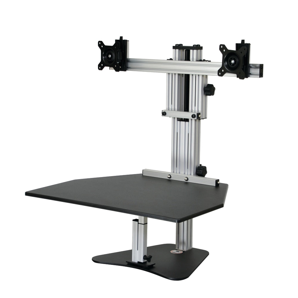 Ergo Desktop Kangaroo Elite 28inW Adjustable Height Desk Converter, Black