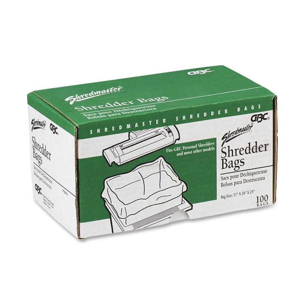 Swingline Shredder Bag - 42 gal - 18in Height x 48in Width x 24in Depth - 100/Box - Poly - Clear