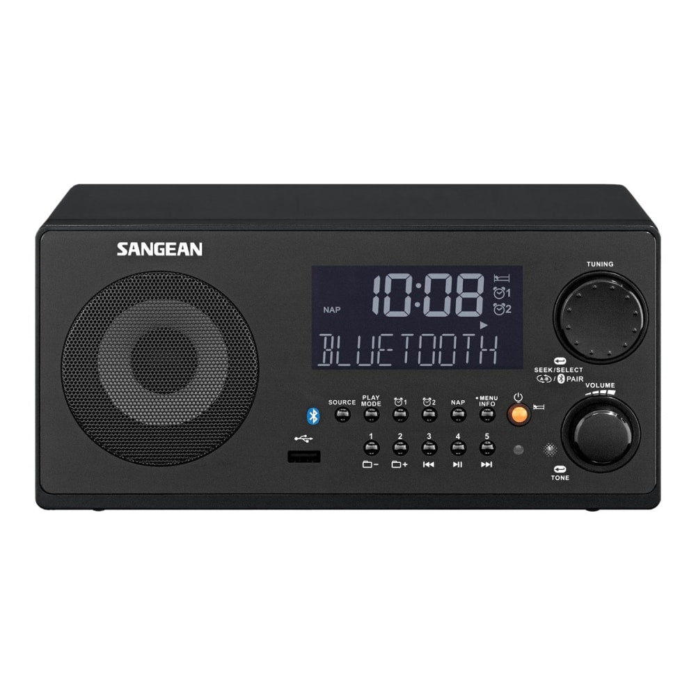 Sangean-WR-22 - Clock radio - 7 Watt - black