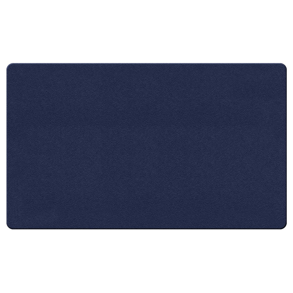 Ghent Fabric Bulletin Board With Wrapped Edges, 12in x 48in, Blue