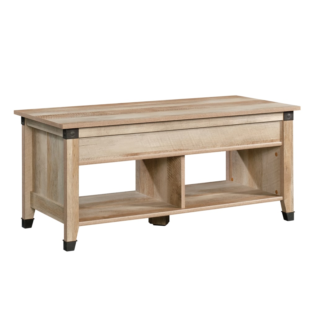 Sauder Carson Forge Lift-Top Coffee Table, Rectangular, Lintel Oak