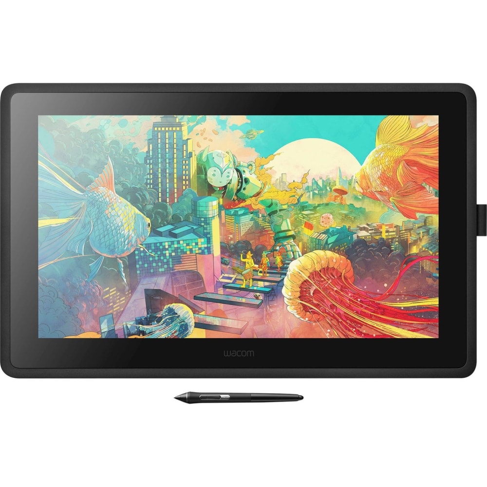 Wacom DTK2260K0A Cintiq 22 Graphic Tablet - Graphics Tablet - 21.6in LCD - 18.74in x 10.55in - 5080 lpi Cable - 16.7 Million Colors - 8192 Pressure Level - Pen - HDMI - PC, Mac - Black