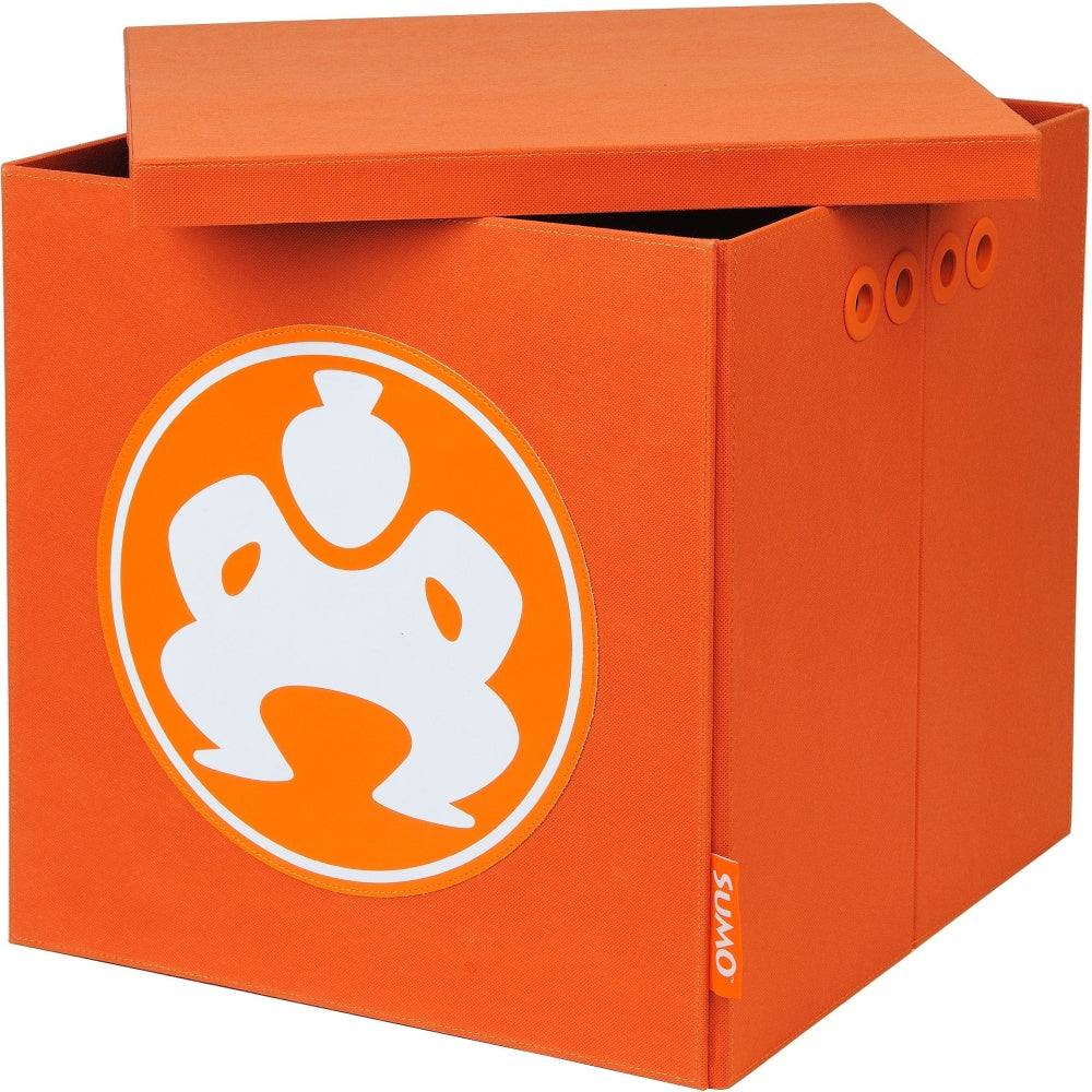 Sumo Folding Furniture Cube - 18in Orange - External Dimensions: 18in Length x 2in Width x 18in Height - 21.27 gal - Stackable - Fiberboard, Fabric - Orange - For Multipurpose - 4