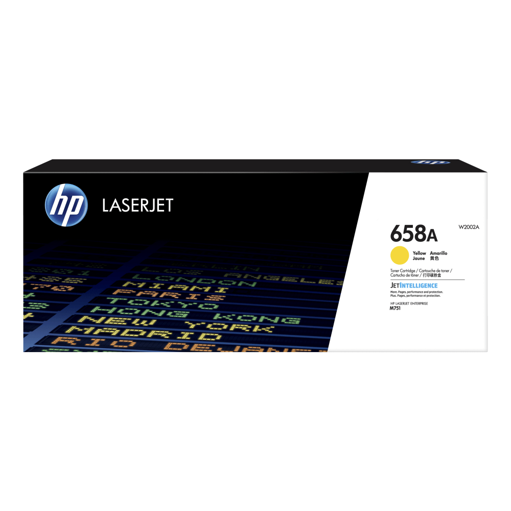 HP 658A Yellow Toner Cartridge, W2002A