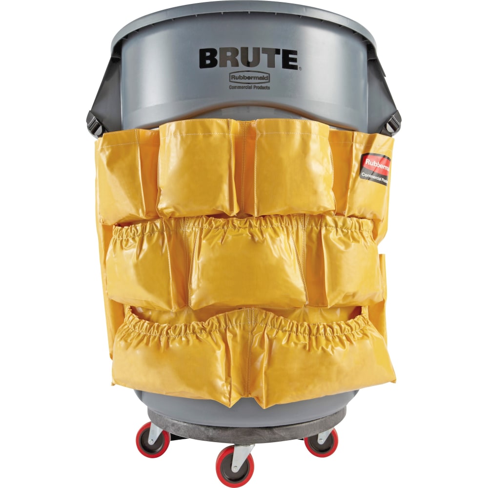 Rubbermaid Brute Caddy Bag, 20 1/2inH x 20inW, Yellow