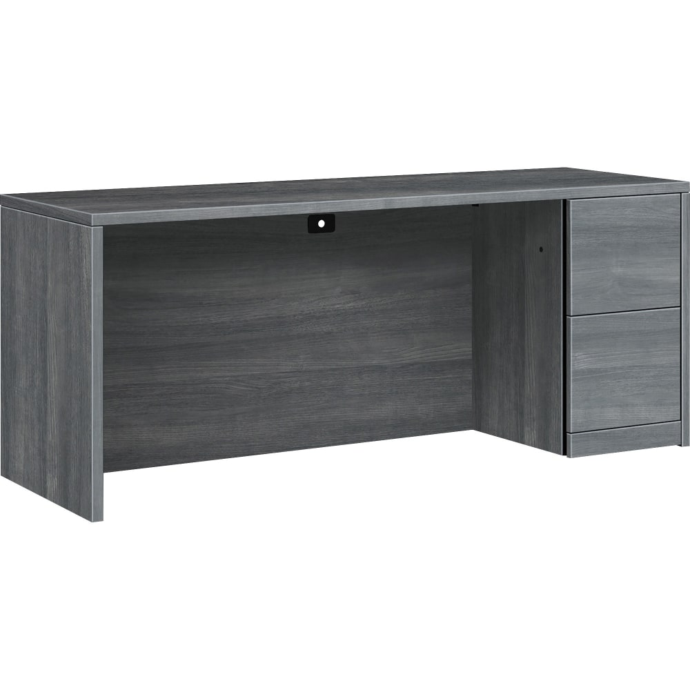 HON 10500 H105903R Pedestal Credenza - 72in x 24in29.5in - 2 x File Drawer(s)Right Side - Finish: Sterling Ash