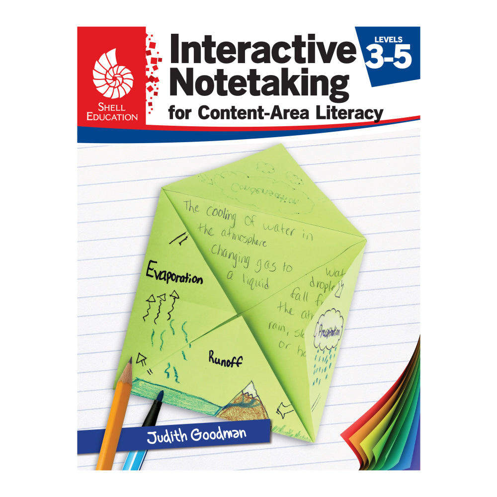 Shell Education Interactive Notetaking for Content-Area Literacy, Grades Kindergarten-2