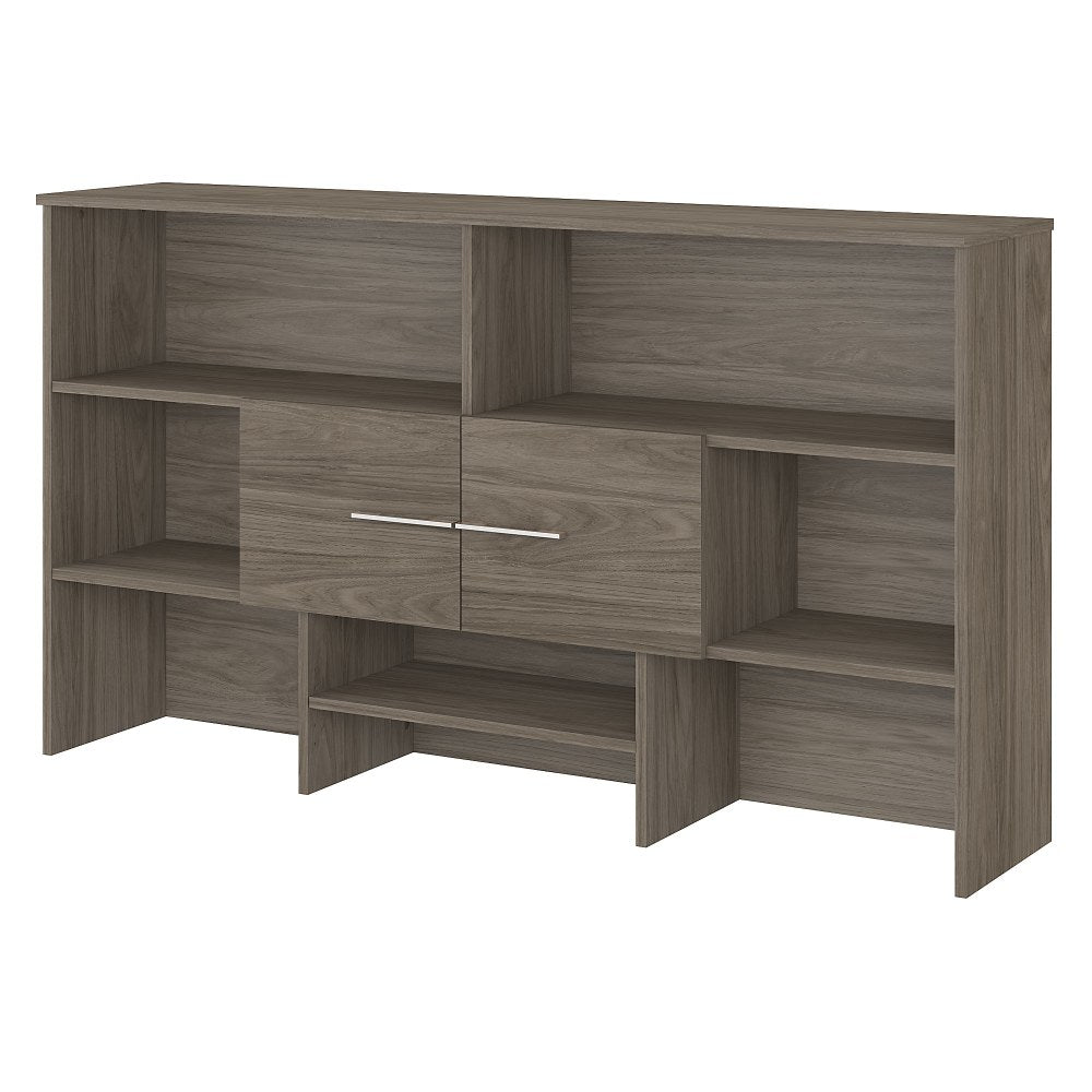 Bush Business Furniture Office 500 72inW Desk Hutch, Modern Hickory, Standard Delivery