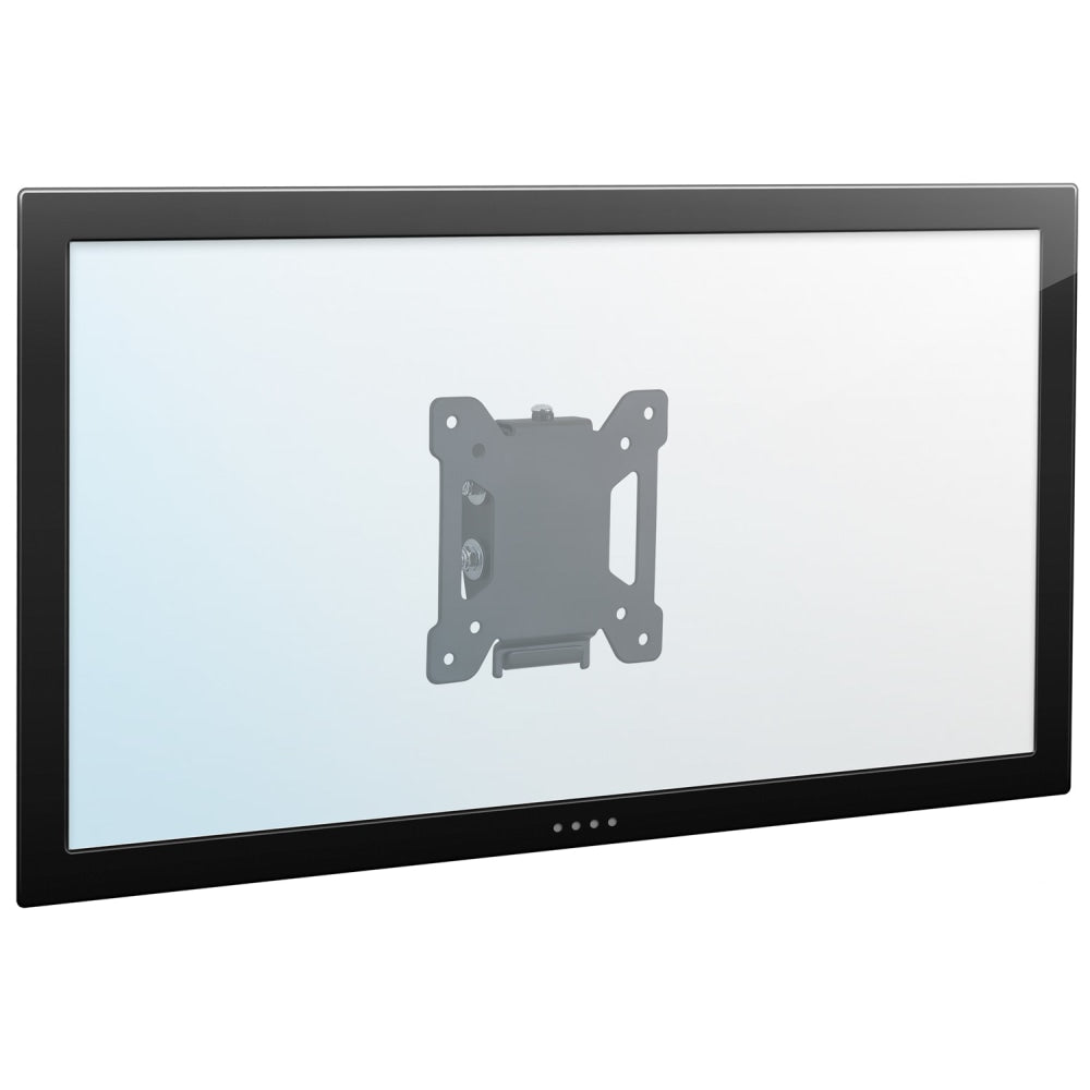 Mount-It! Tilting TV Wall Mount For Screens 13 - 27in, 4-3/4inH x 4-3/4inW x 1-7/16inD, Black