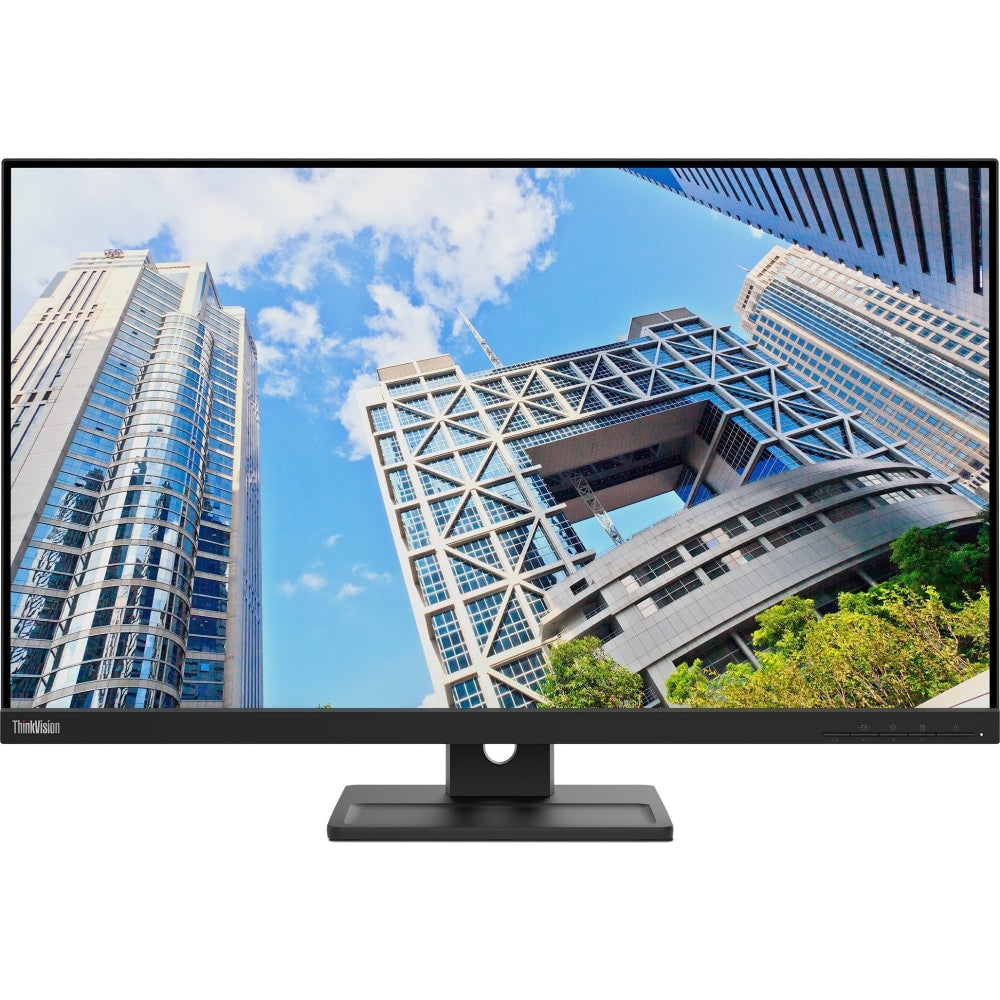 Lenovo ThinkVision E28u-20 28in Class 4K UHD LCD Monitor - 16:9 - Raven Black - 28in Viewable - In-plane Switching (IPS) Technology - WLED Backlight - 3840 x 2160 - 1.07 Billion Colors - 300 Nit - 4 ms - Speakers - HDMI - DisplayPort