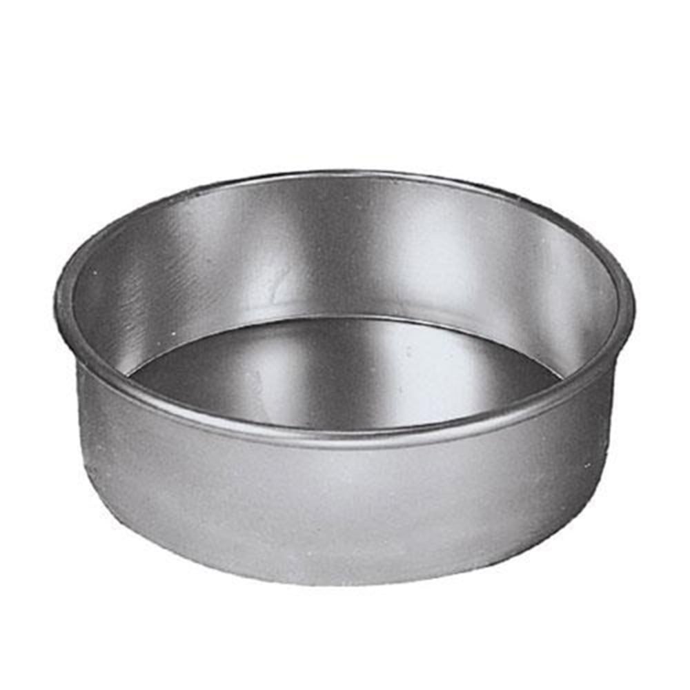 American Metalcraft Aluminum Cake Pan, 9in x 3in, Silver