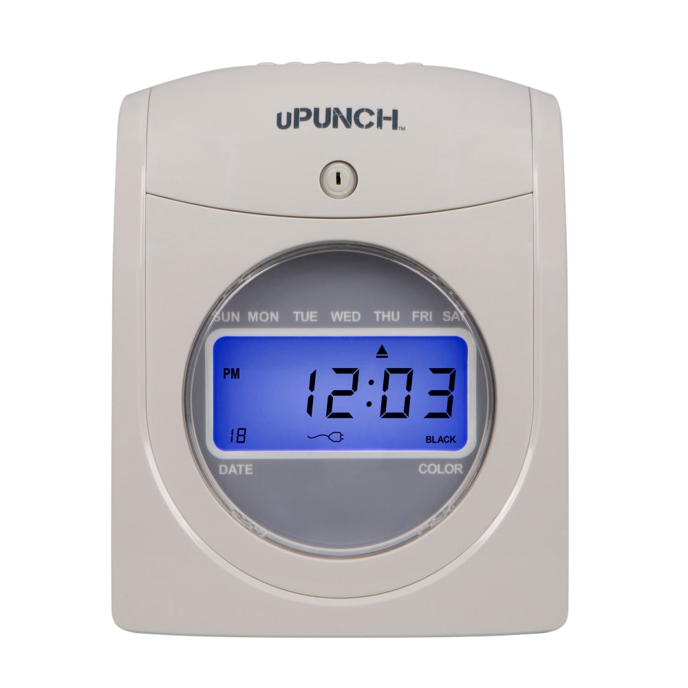 uPunch Calculating Starter Time Clock Set, 50 Employees, 11.25inH x 7inW x 10.25inD, HN2500