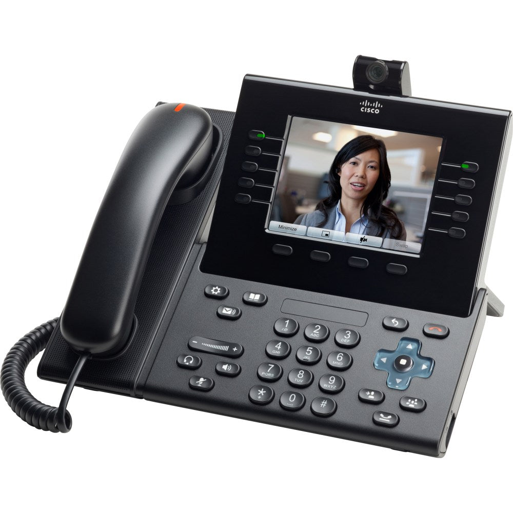 Cisco Unified 9951 IP Phone - Desktop - Charcoal - 1 x Total Line - VoIP - 5in LCD - 2 x Network (RJ-45) - PoE Ports