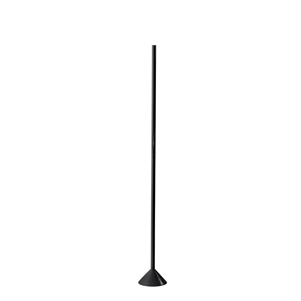 Adesso Simplee Cole Color-Changing LED Floor Lamp, 58inH, Matte Black