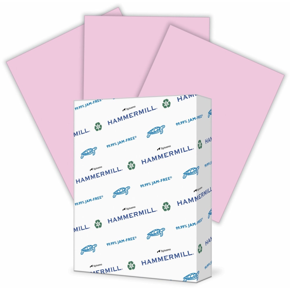 Hammermill Super-Premium Color Copy Paper, Lilac, Letter (8.5in x 11in), 500 Sheets Per Ream, 20 Lb, 30% Recycled