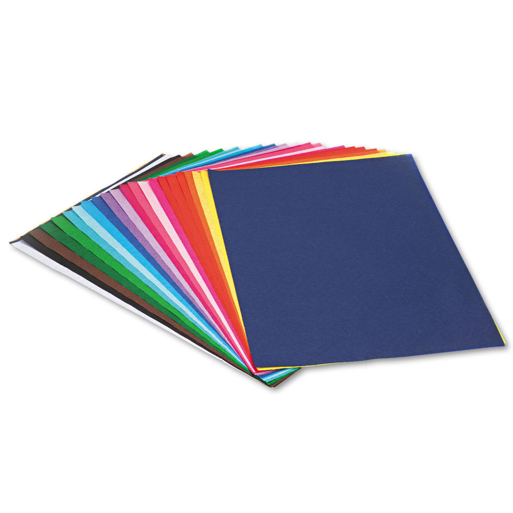 Pacon Spectra Assorted Color Tissue Pack, 12in x 18in, 25 Colors, Pack Of 100 Sheets