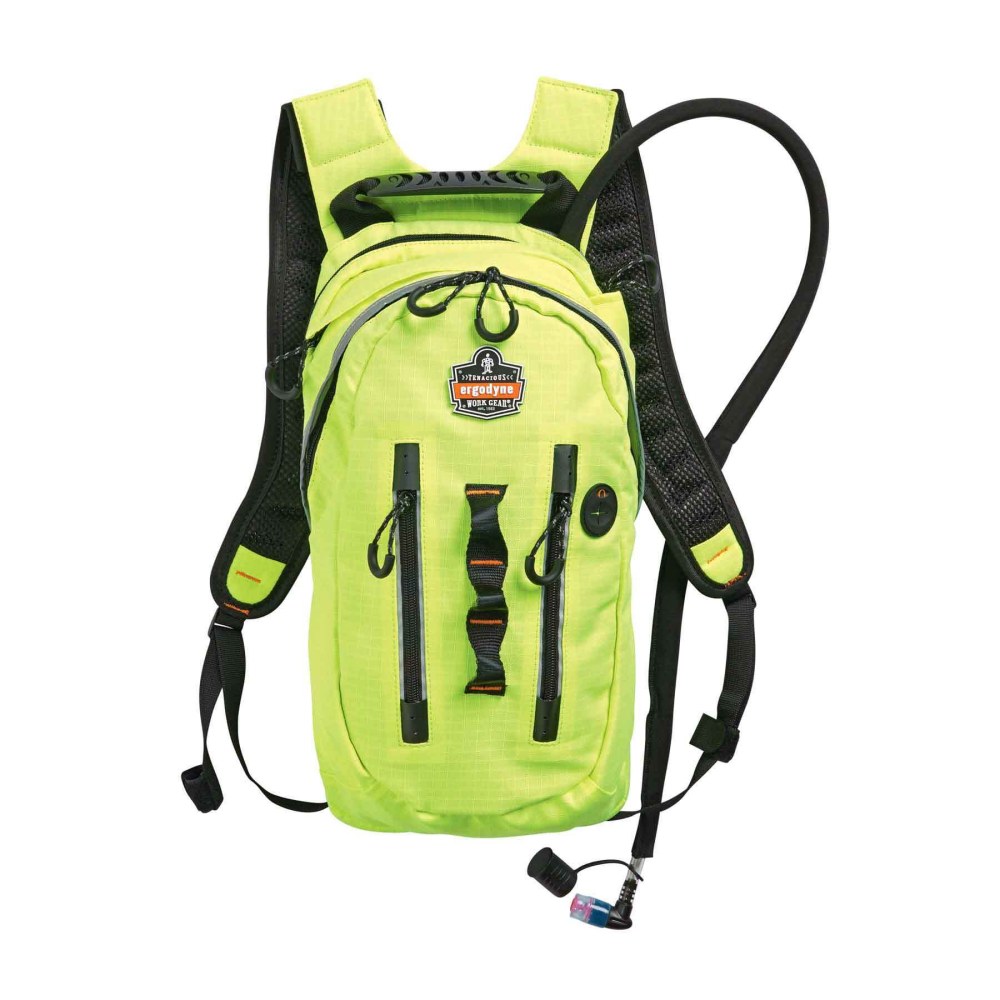 Ergodyne Chill-Its 5157 Premium Cargo Hydration Pack, 3 Liter, Hi-Vis Lime