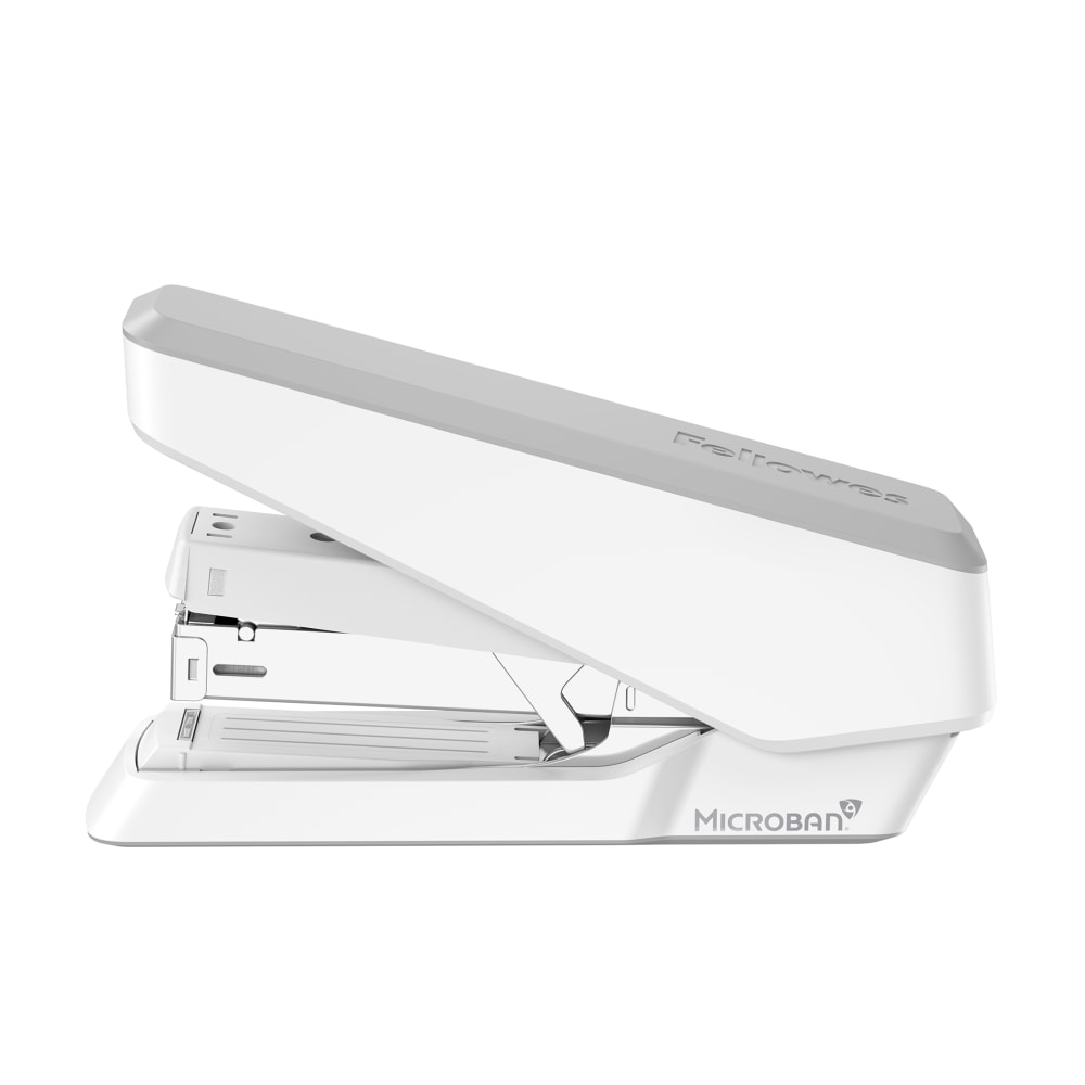 Fellowes LX870 EasyPress Stapler, 6-7/16in, White