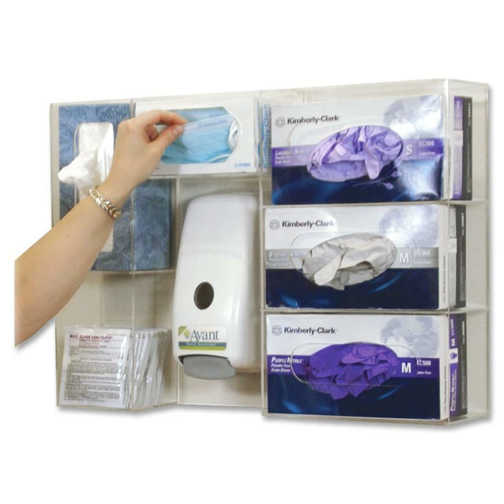 Cottage Wall-Mount Deluxe Professional Protection Station, 16 3/4in x 23 1/2in x 4 1/2in, Clear