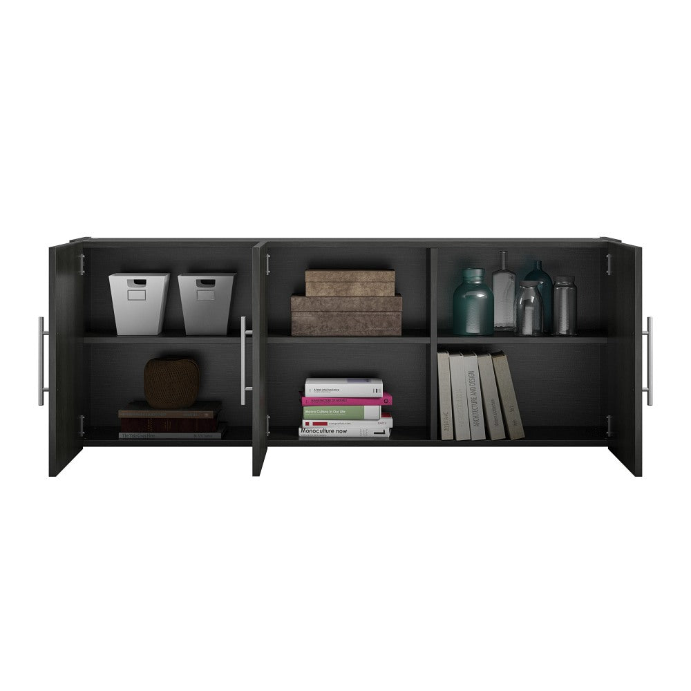 Ameriwood Home Camberly 54in Wall Cabinet, Black