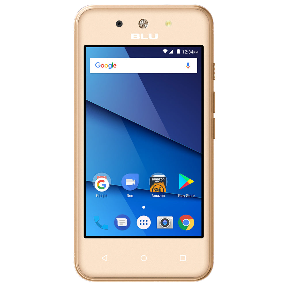 BLU Dash L4 LTE D0050UU Cell Phone, Gold, PBN201426