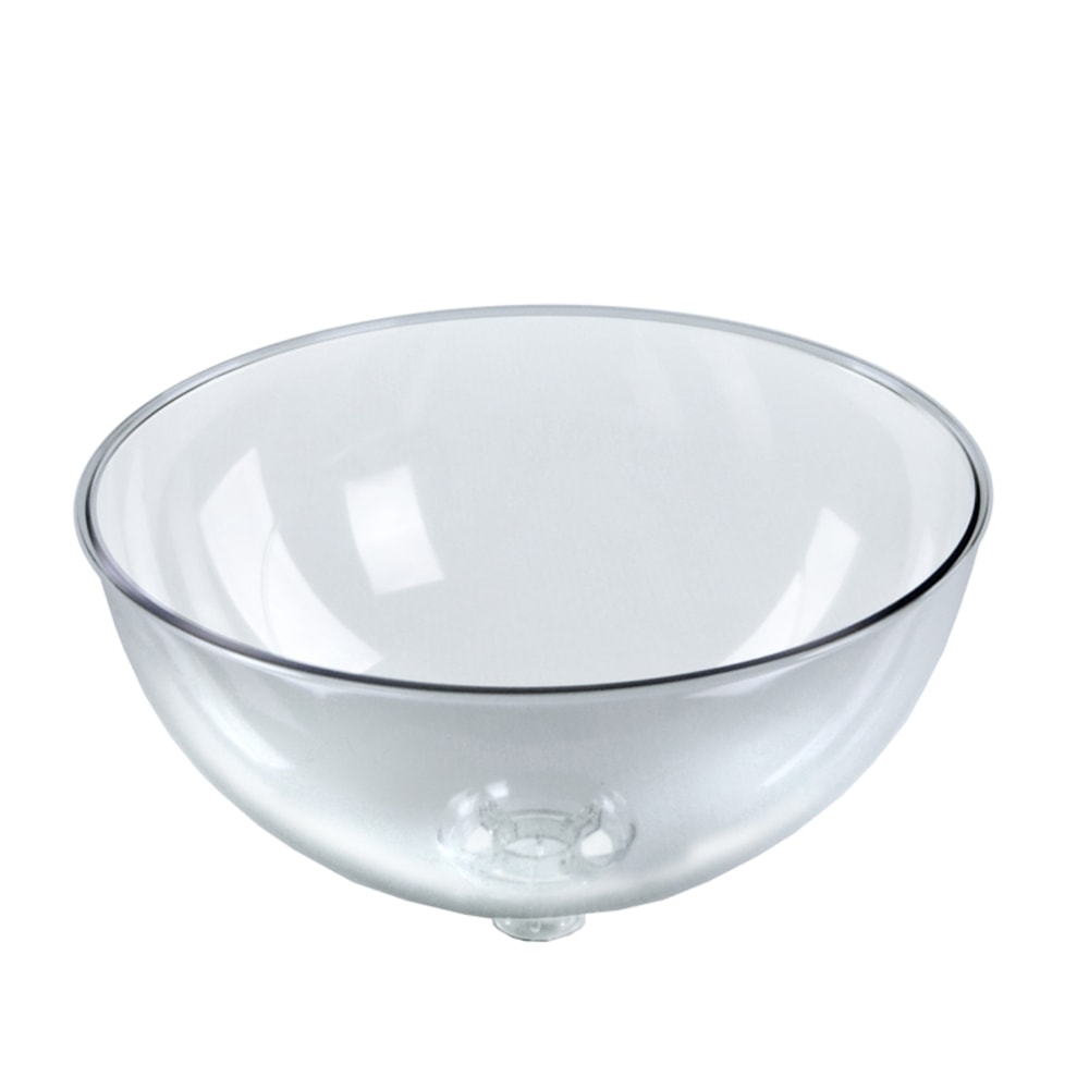 Azar Displays Plastic Bowl Display, 7inH x 14inW x 14inD, Clear