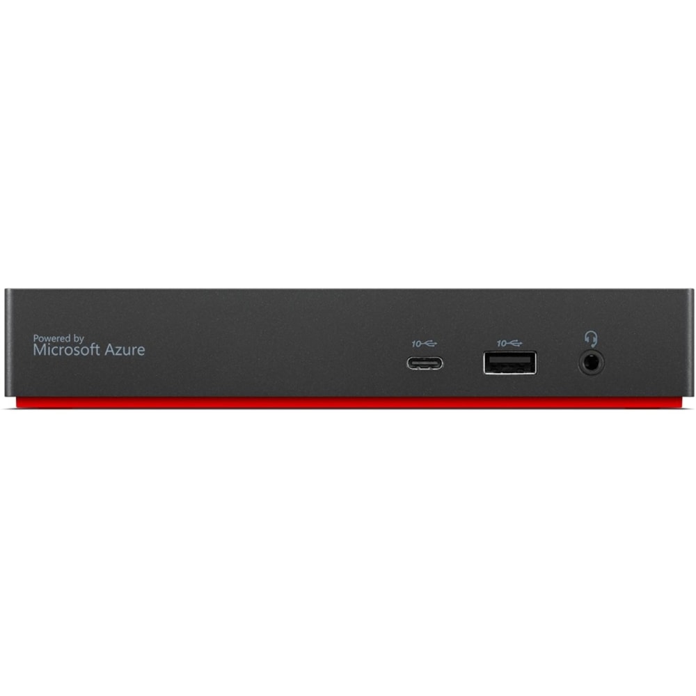 Lenovo ThinkPad Universal USB-C Smart Dock - for Notebook/Desktop PC - 96 W - USB Type C - 4K - 3840 x 2160 - 2 x USB 2.0 - USB Type-C - Network (RJ-45) - 1 x HDMI Ports - HDMI - 2 x DisplayPorts - DisplayPort - Wired - Gigabit Ethernet - Windows