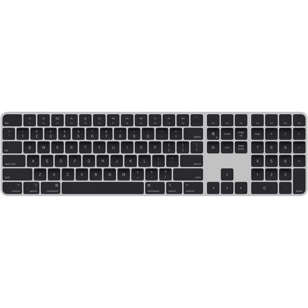 Apple Magic Keyboard - Wired/Wireless Connectivity - Bluetooth - USB Type C Interface - English (US) - MacBook Air, MacBook Pro, iMac - Mac