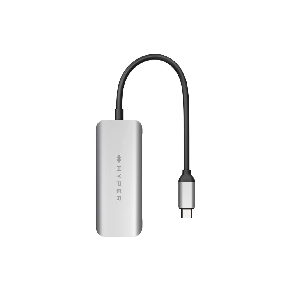 Targus Sanho HyperDriver 4-in-1 USB-C Hub, 0.51inH x 1.38inW x 3.35inD, Gray, HD41