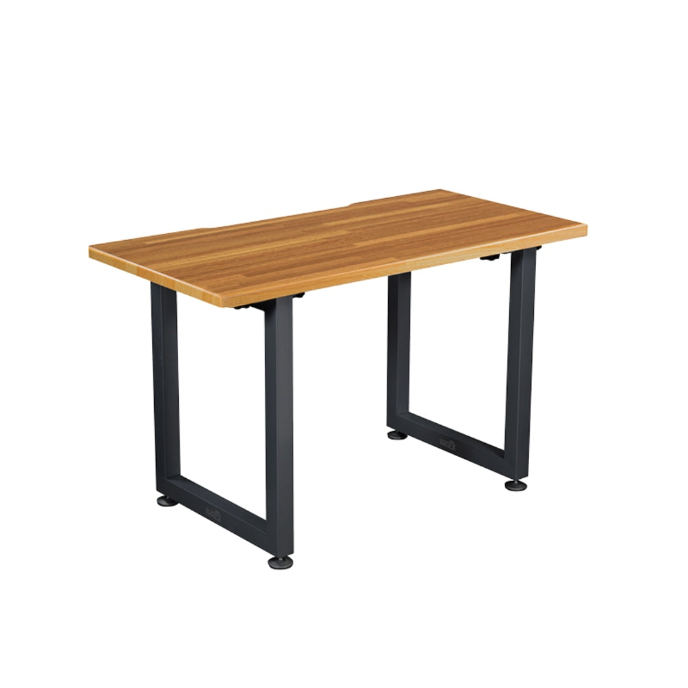 Vari Table 48inW Computer Desk, Butcher Block/Slate