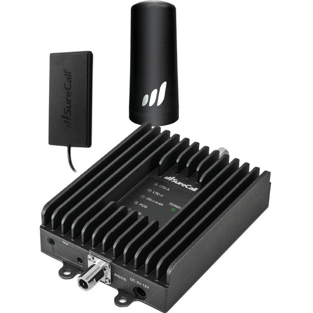 SureCall Fusion2Go 3.0 Fleet Cellular Phone Signal Booster - 698 MHz, 776 MHz, 824 MHz, 1850 MHz, 1710 MHz, 728 MHz, 746 MHz, 869 MHz, 1930 MHz, 2110 MHz to 716 MHz, 787 MHz, 849 MHz, 1915 MHz, 1755 MHz, 746 MHz, 757 MHz, 894 MHz, 1955 MHz, 2155 MHz