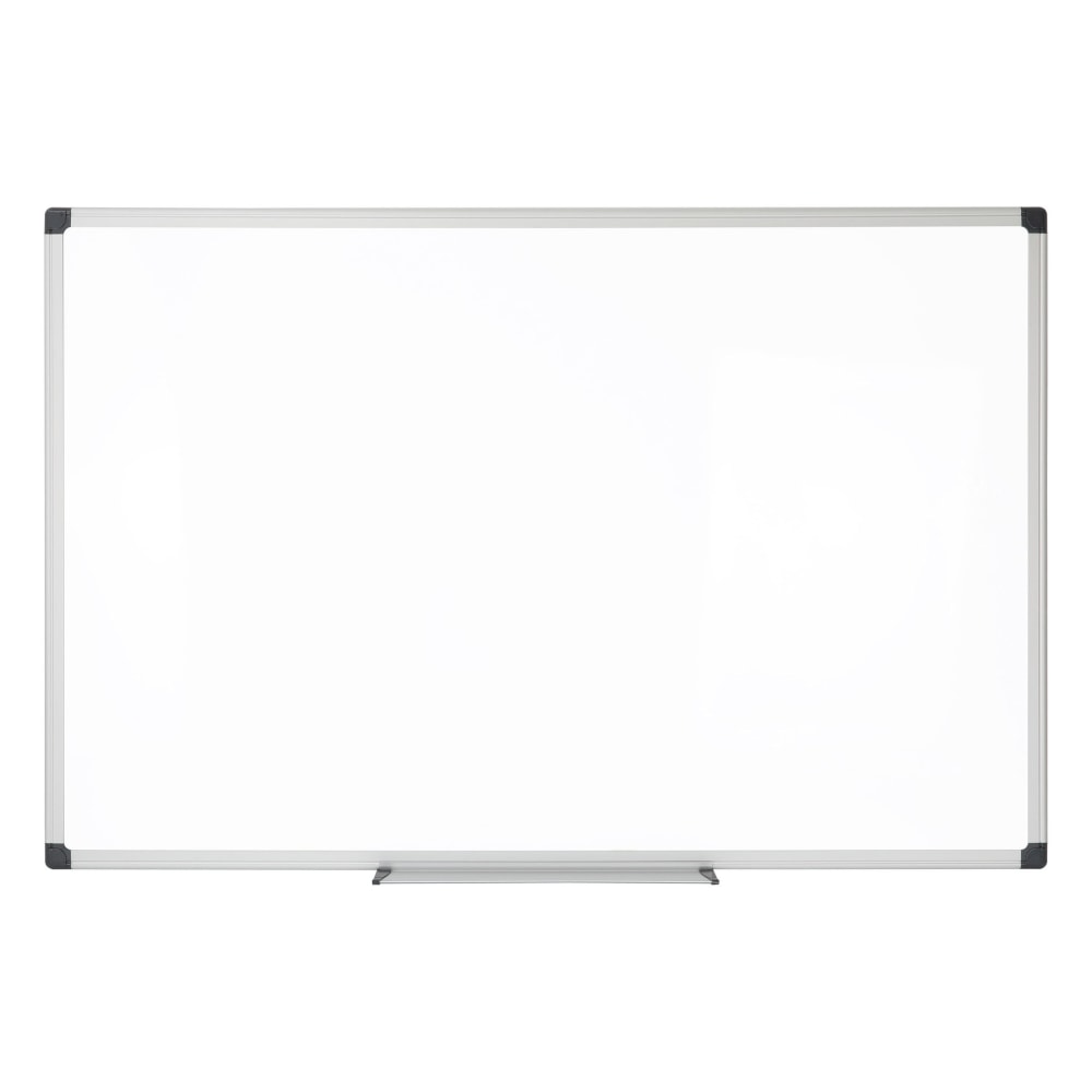 Realspace Magnetic Dry-Erase Whiteboard, 48in x 72in, Silver Frame