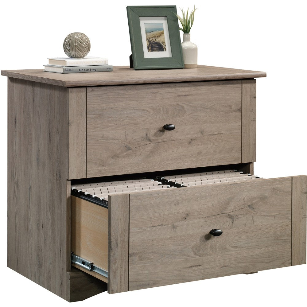 Sauder Select 32inW x 22inD Lateral 2-Drawer File Cabinet, Laurel Oak