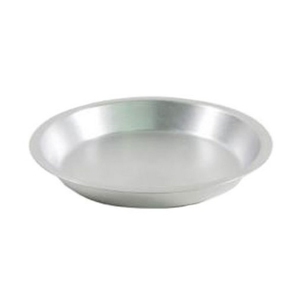 Winco Aluminum Pie Pan, 10in x 1-1/4in, Silver