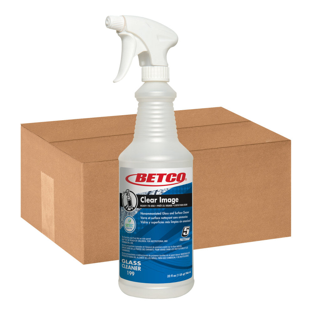 Betco Empty For Clear Image Concentrate, 32 Oz Bottle, Case Of 12