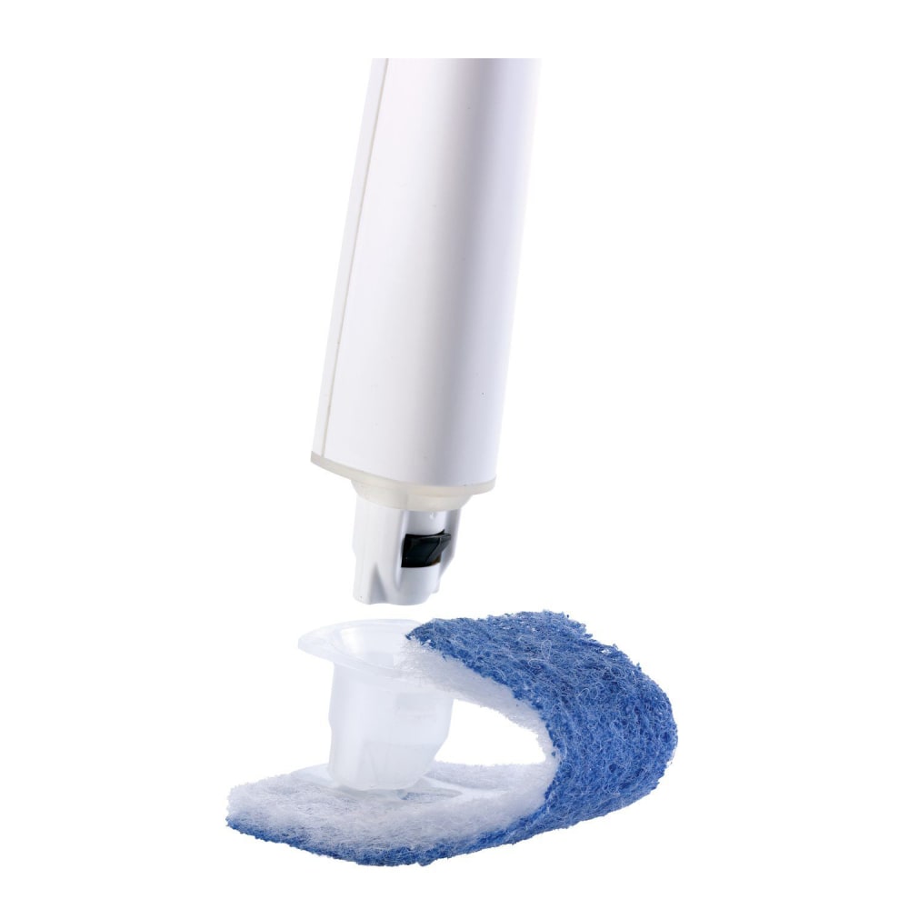 Scotch-Brite Disposable Toilet Scrubber - 1 / Box - White, Blue