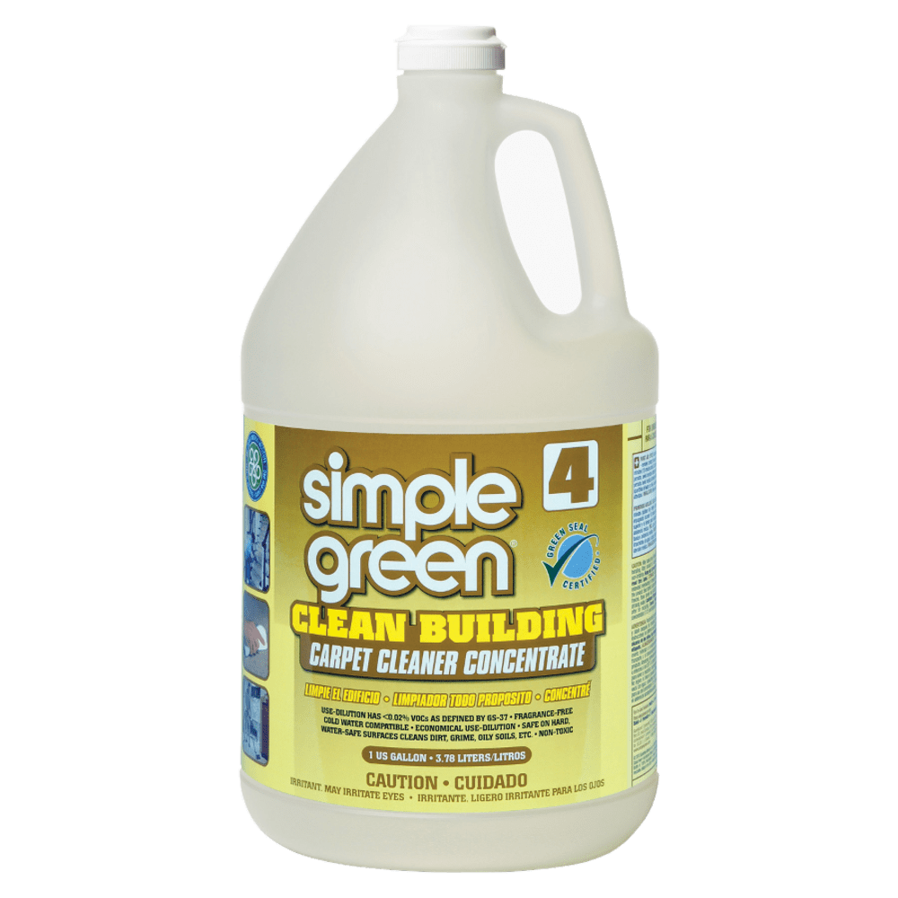 Simple Green Clean Building Carpet Cleaner Concentrate, 128 Oz Bottle