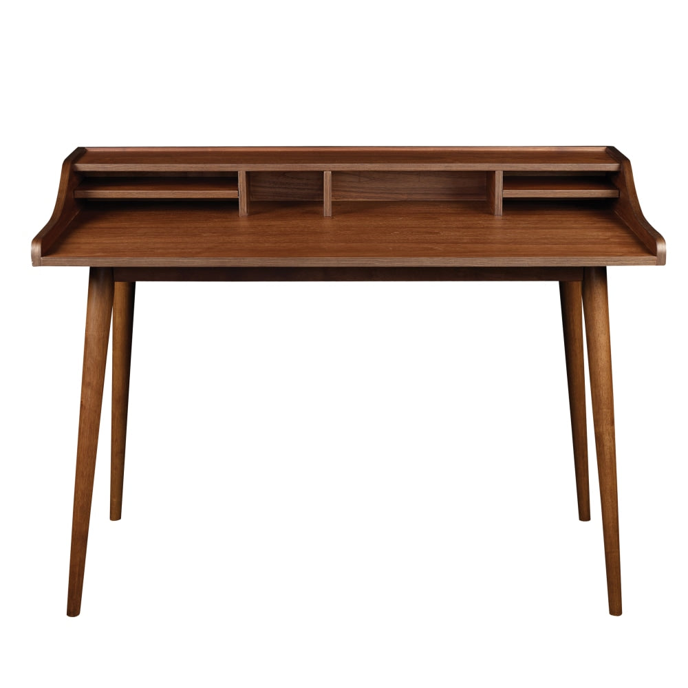 Eurostyle Flavio 47inW Writing Desk, Walnut