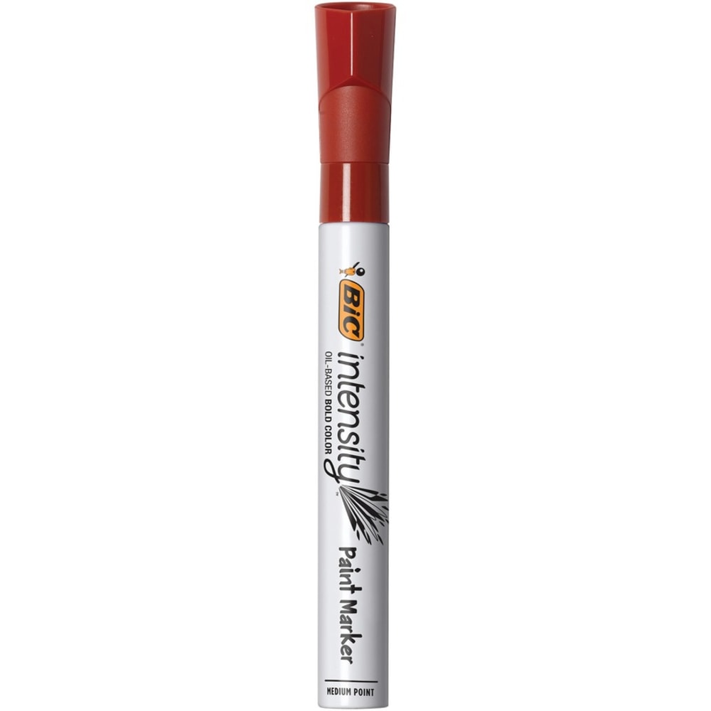 BIC Intensity Paint Marker - Bullet Marker Point Style - Assorted Oil Based Ink - 7 Pack