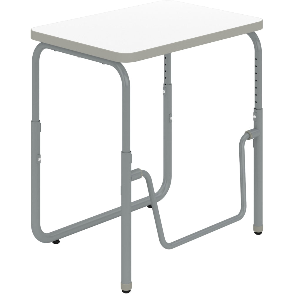 Safco AlphaBetter 2.0 Height-Adjustable Sit/Stand 28inW Student Desk With Pendulum Bar, Dry Erase