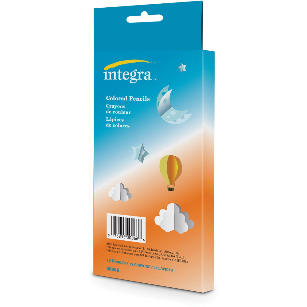 Integra Colored Pencils, Assorted, Pack Of 12