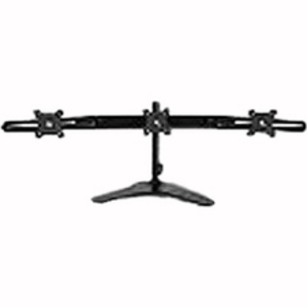 Planar 997-6035-00 Triple Monitor Stand - 17in to 24in Screen Support - 58.20 lb Load Capacity - LCD Display Type Supported20in Width - Desktop - Black